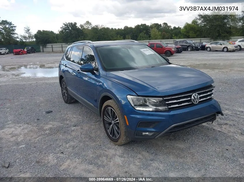 2018 Volkswagen Tiguan 2.0T Se/2.0T Sel VIN: 3VV3B7AX4JM031974 Lot: 39964669