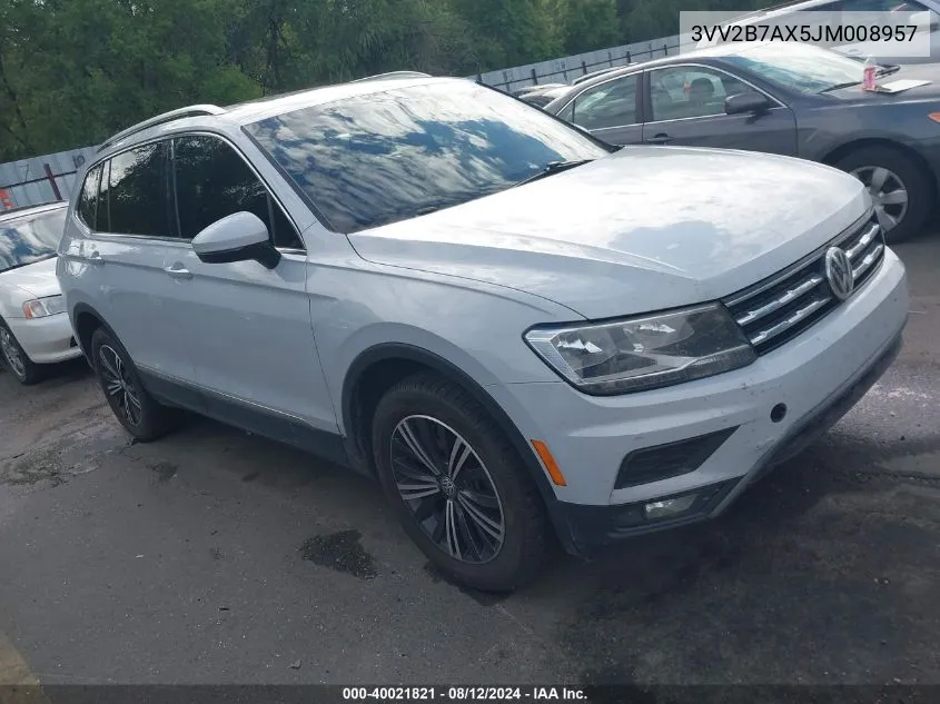 3VV2B7AX5JM008957 2018 Volkswagen Tiguan 2.0T Se/2.0T Sel