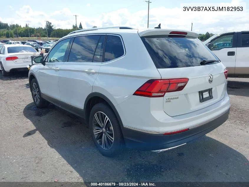 3VV3B7AX5JM182953 2018 Volkswagen Tiguan 2.0T Se/2.0T Sel