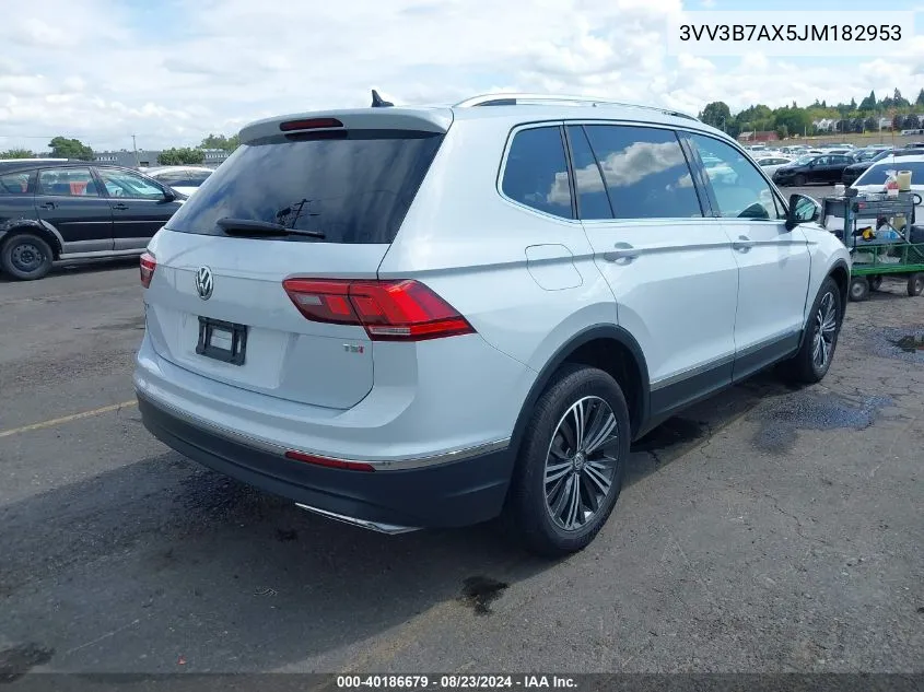 3VV3B7AX5JM182953 2018 Volkswagen Tiguan 2.0T Se/2.0T Sel