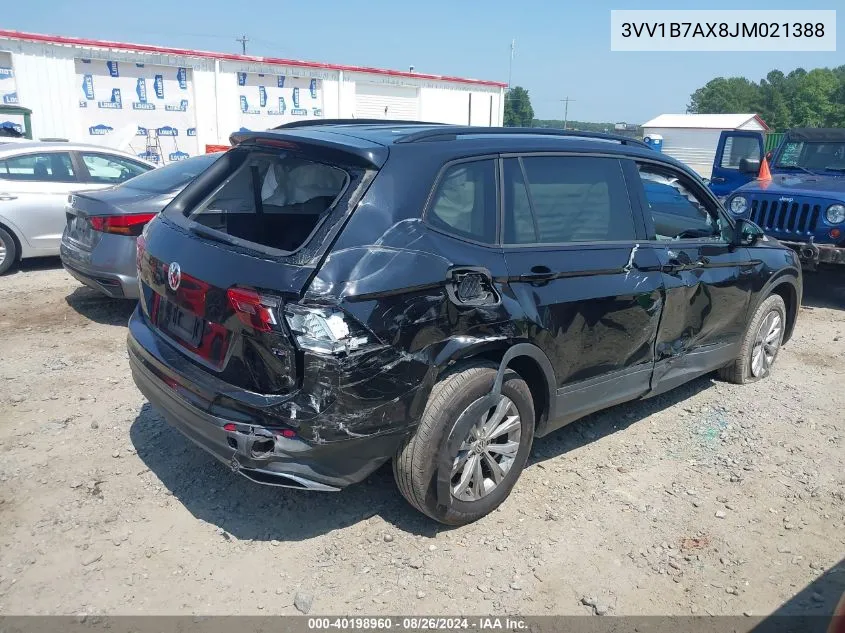 3VV1B7AX8JM021388 2018 Volkswagen Tiguan 2.0T S