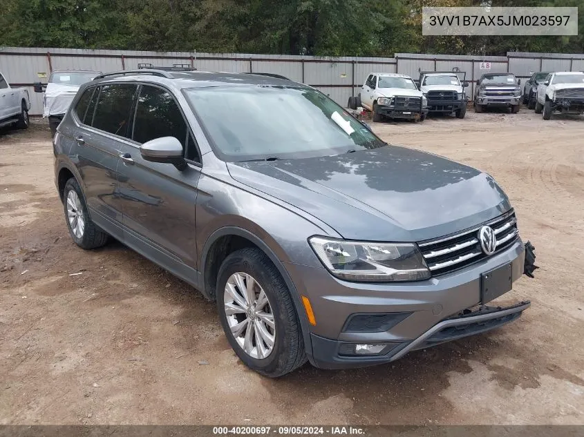 3VV1B7AX5JM023597 2018 Volkswagen Tiguan 2.0T S