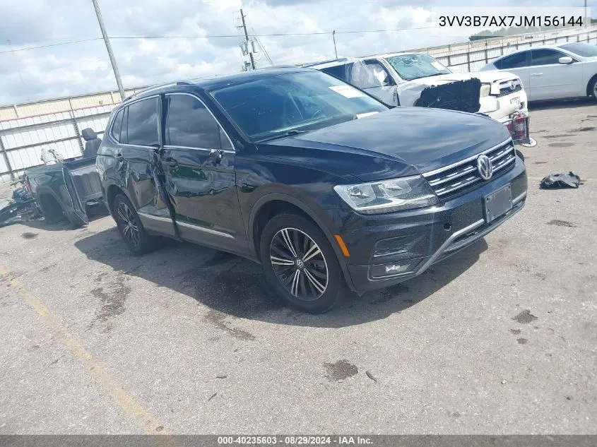 2018 Volkswagen Tiguan 2.0T Se/2.0T Sel VIN: 3VV3B7AX7JM156144 Lot: 40235603