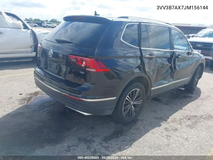 2018 Volkswagen Tiguan 2.0T Se/2.0T Sel VIN: 3VV3B7AX7JM156144 Lot: 40235603