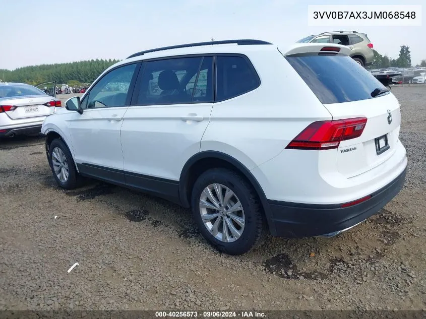 3VV0B7AX3JM068548 2018 Volkswagen Tiguan 2.0T S