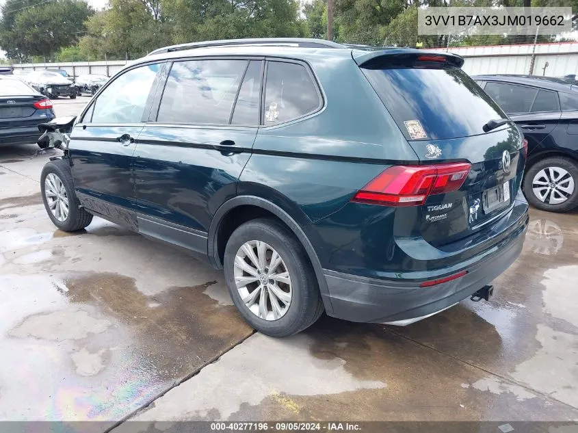 3VV1B7AX3JM019662 2018 Volkswagen Tiguan 2.0T S