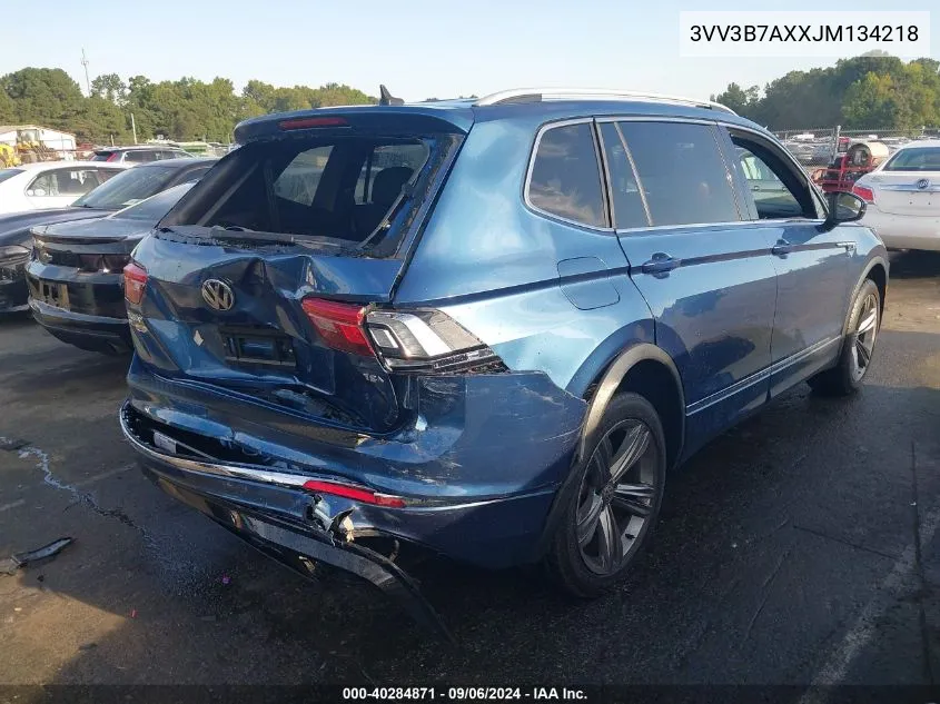 2018 Volkswagen Tiguan 2.0T Se/2.0T Sel VIN: 3VV3B7AXXJM134218 Lot: 40284871