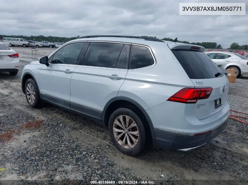 3VV3B7AX8JM050771 2018 Volkswagen Tiguan 2.0T Se/2.0T Sel