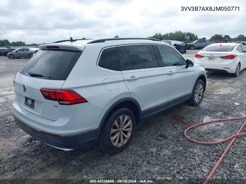 2018 Volkswagen Tiguan 2.0T Se/2.0T Sel VIN: 3VV3B7AX8JM050771 Lot: 40336669