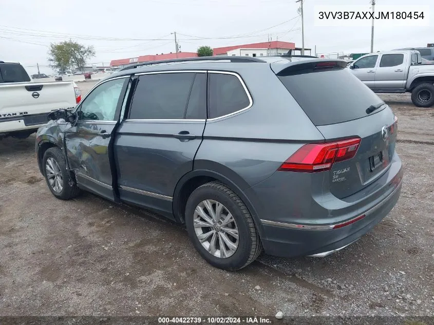 3VV3B7AXXJM180454 2018 Volkswagen Tiguan 2.0T Se/2.0T Sel