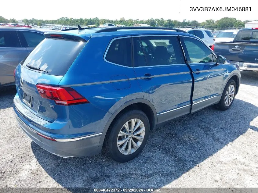 3VV3B7AX6JM046881 2018 Volkswagen Tiguan Se/Sel