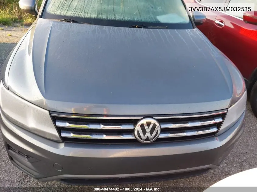 2018 Volkswagen Tiguan 2.0T Se/2.0T Sel VIN: 3VV3B7AX5JM032535 Lot: 40474492