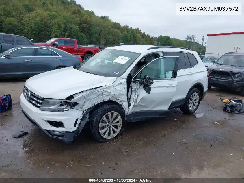 2018 Volkswagen Tiguan 2.0T Se/2.0T Sel VIN: 3VV2B7AX9JM037572 Lot: 40487299