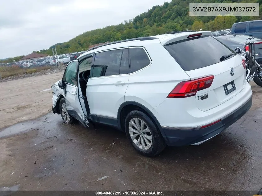 3VV2B7AX9JM037572 2018 Volkswagen Tiguan 2.0T Se/2.0T Sel