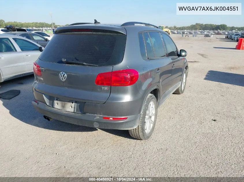 WVGAV7AX6JK004551 2018 Volkswagen Tiguan Limited 2.0T