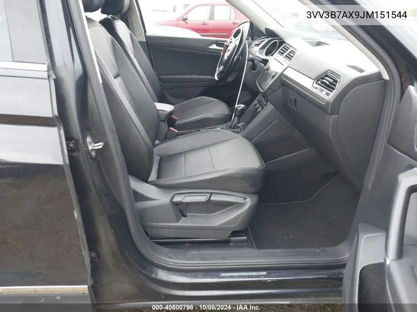 3VV3B7AX9JM151544 2018 Volkswagen Tiguan Se/Sel