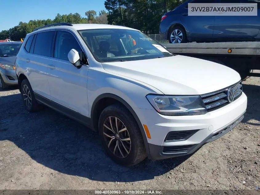 2018 Volkswagen Tiguan 2.0T Se/2.0T Sel VIN: 3VV2B7AX6JM209007 Lot: 40530963