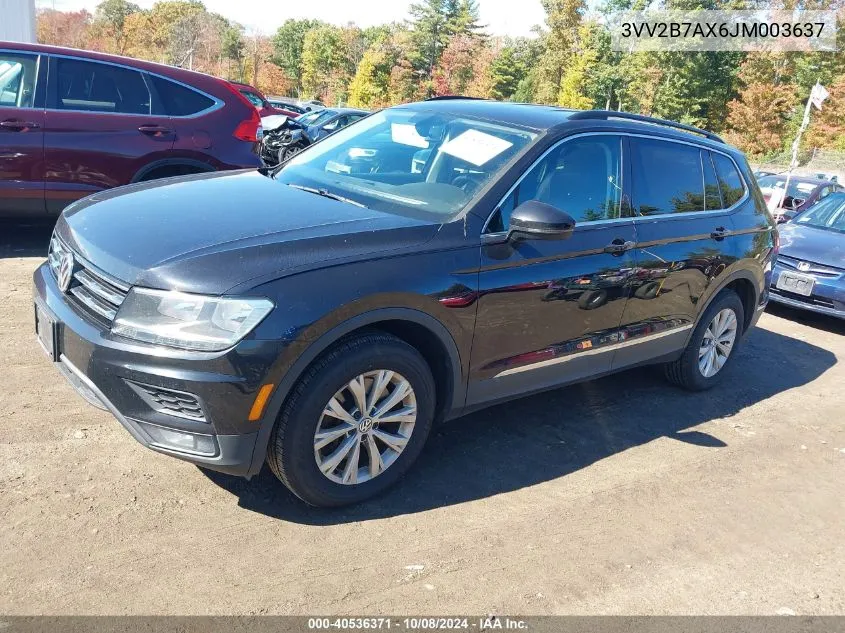 2018 Volkswagen Tiguan 2.0T Se/2.0T Sel VIN: 3VV2B7AX6JM003637 Lot: 40536371