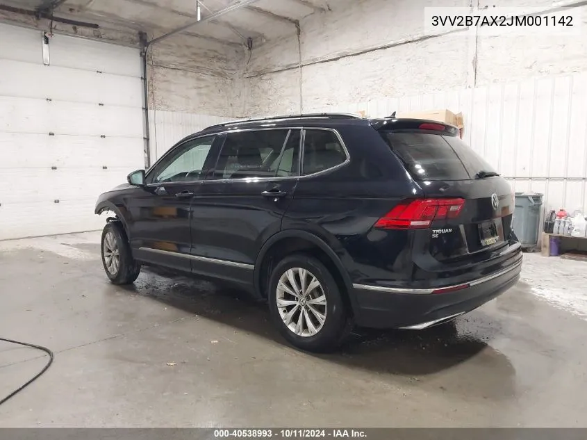 2018 Volkswagen Tiguan 2.0T Se/2.0T Sel VIN: 3VV2B7AX2JM001142 Lot: 40538993