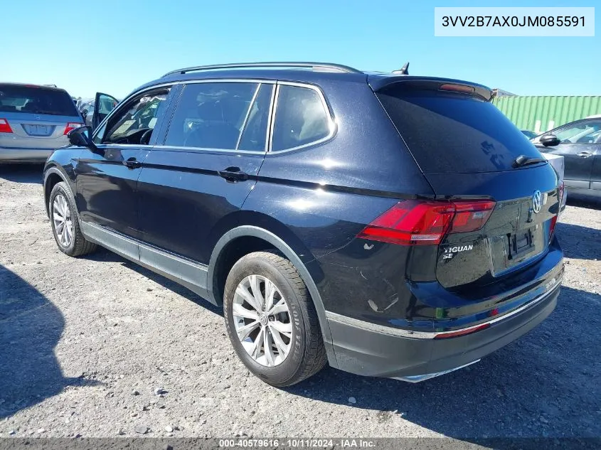 2018 Volkswagen Tiguan 2.0T Se/2.0T Sel VIN: 3VV2B7AX0JM085591 Lot: 40579616