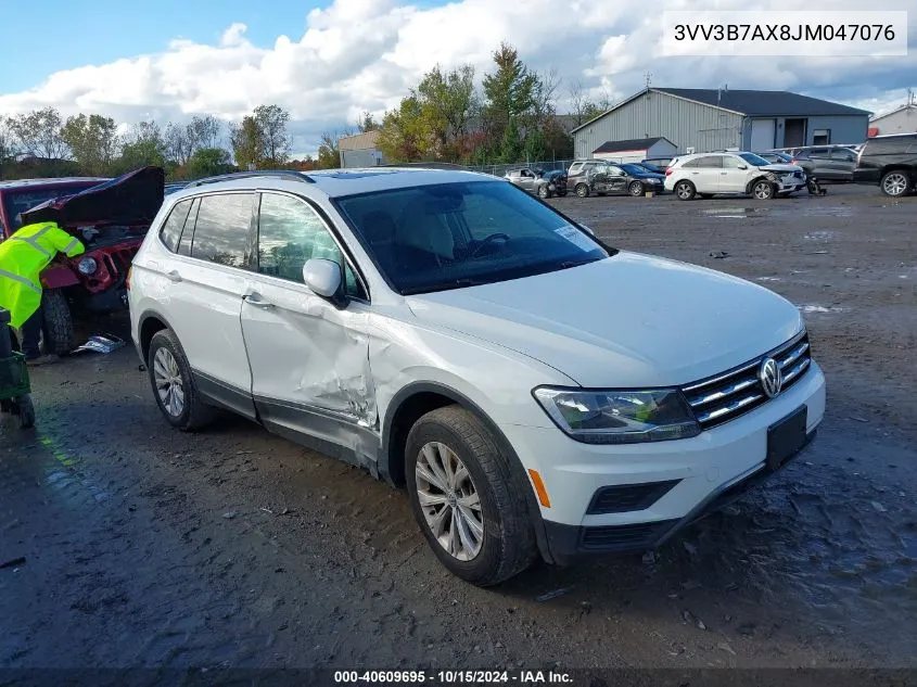 2018 Volkswagen Tiguan 2.0T Se/2.0T Sel VIN: 3VV3B7AX8JM047076 Lot: 40609695