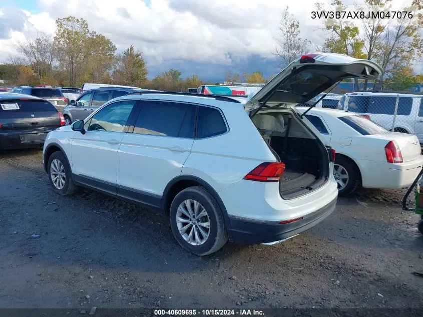 2018 Volkswagen Tiguan 2.0T Se/2.0T Sel VIN: 3VV3B7AX8JM047076 Lot: 40609695