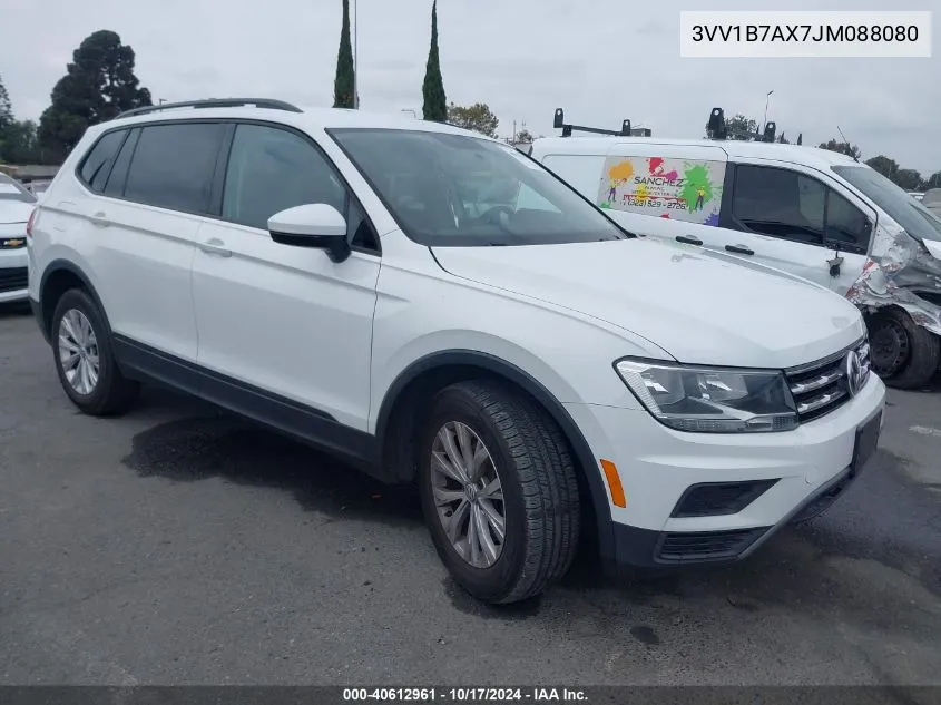 2018 Volkswagen Tiguan 2.0T S VIN: 3VV1B7AX7JM088080 Lot: 40612961