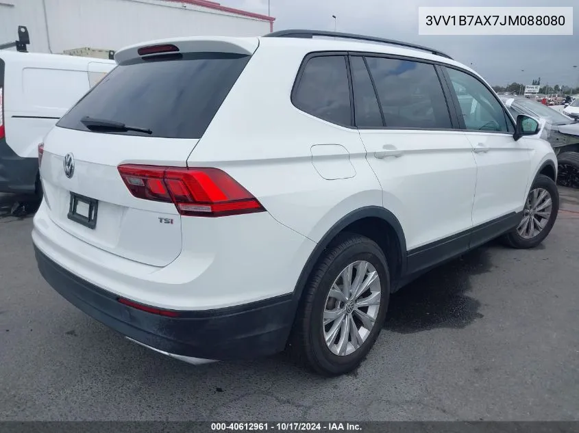 2018 Volkswagen Tiguan 2.0T S VIN: 3VV1B7AX7JM088080 Lot: 40612961