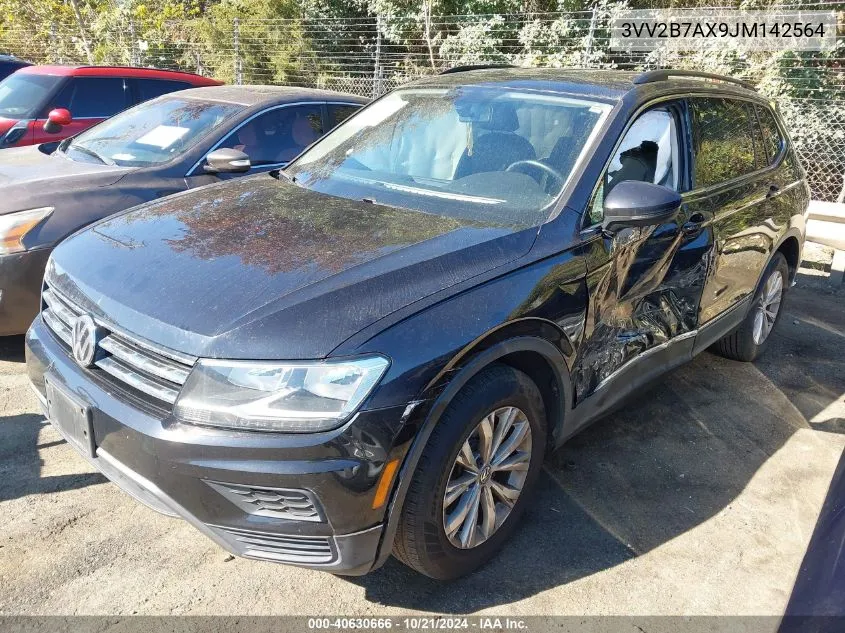 2018 Volkswagen Tiguan 2.0T Se/2.0T Sel VIN: 3VV2B7AX9JM142564 Lot: 40630666