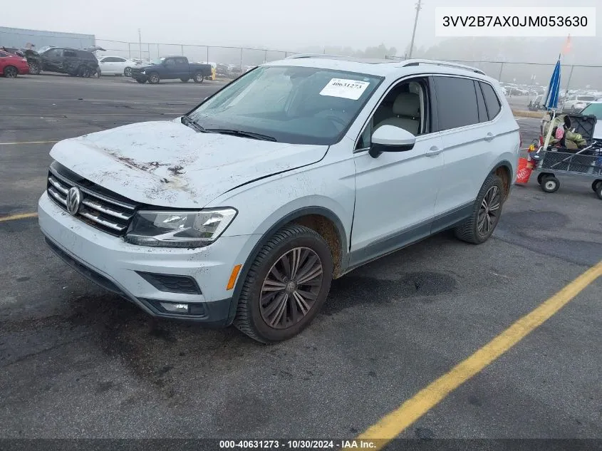 2018 Volkswagen Tiguan 2.0T Se/2.0T Sel VIN: 3VV2B7AX0JM053630 Lot: 40631273