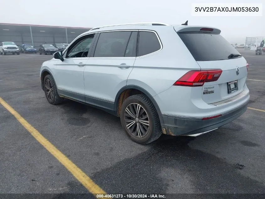 2018 Volkswagen Tiguan 2.0T Se/2.0T Sel VIN: 3VV2B7AX0JM053630 Lot: 40631273