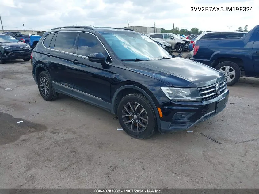 2018 Volkswagen Tiguan 2.0T Se/Sel VIN: 3VV2B7AX5JM198324 Lot: 40783832