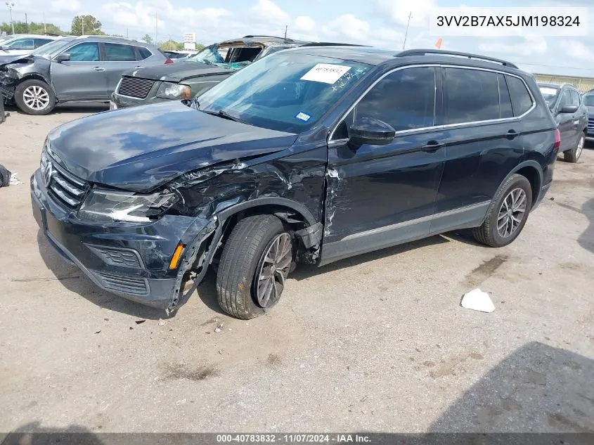 2018 Volkswagen Tiguan 2.0T Se/Sel VIN: 3VV2B7AX5JM198324 Lot: 40783832