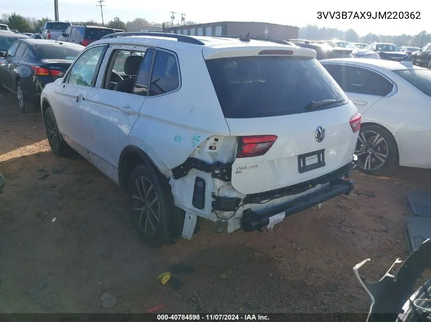 2018 Volkswagen Tiguan 2.0T Se/2.0T Sel VIN: 3VV3B7AX9JM220362 Lot: 40784598