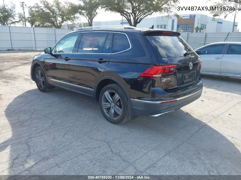 3VV4B7AX9JM198786 2018 Volkswagen Tiguan 2.0T Sel Premium