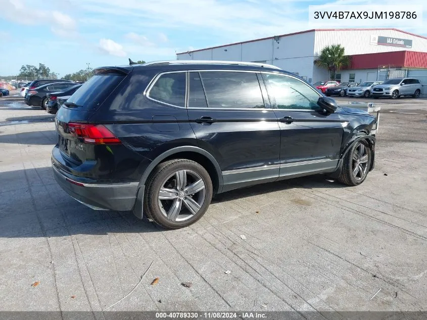 3VV4B7AX9JM198786 2018 Volkswagen Tiguan 2.0T Sel Premium