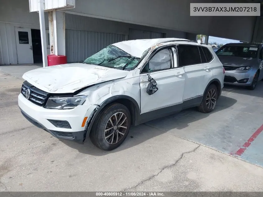 3VV3B7AX3JM207218 2018 Volkswagen Tiguan 2.0T Se/2.0T Sel