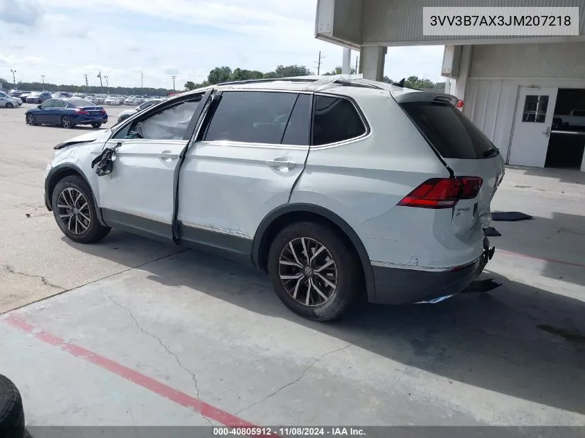 3VV3B7AX3JM207218 2018 Volkswagen Tiguan 2.0T Se/2.0T Sel