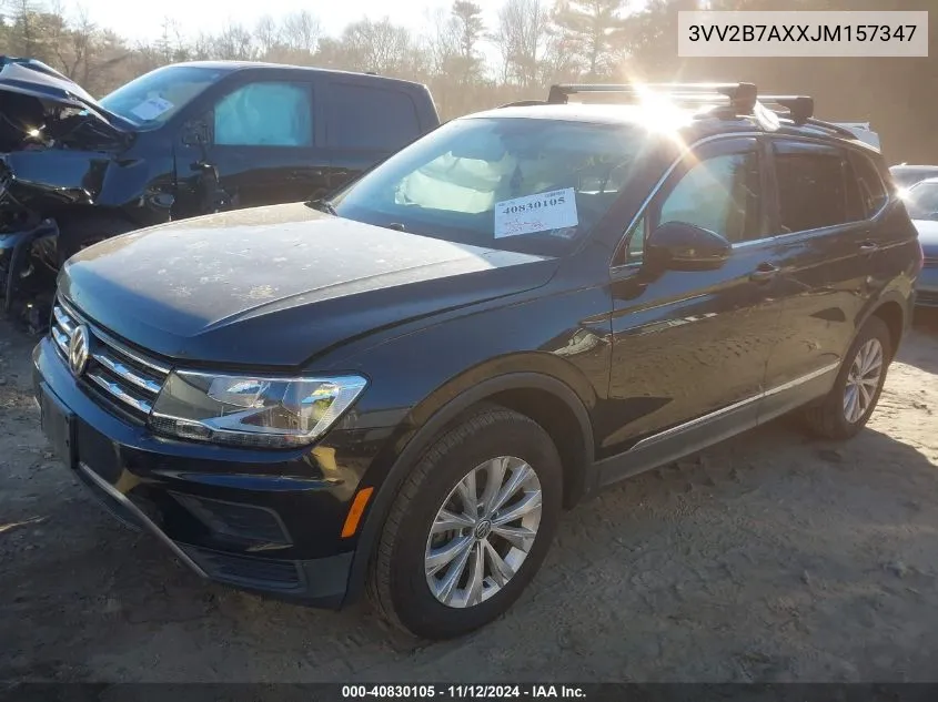 2018 Volkswagen Tiguan 2.0T Se/Sel VIN: 3VV2B7AXXJM157347 Lot: 40830105