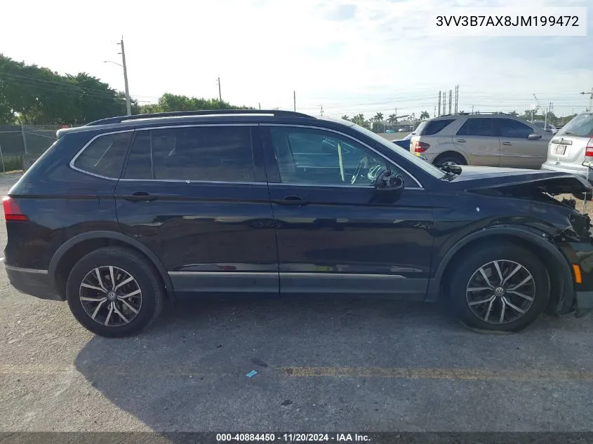 2018 Volkswagen Tiguan 2.0T Se/2.0T Sel VIN: 3VV3B7AX8JM199472 Lot: 40884450