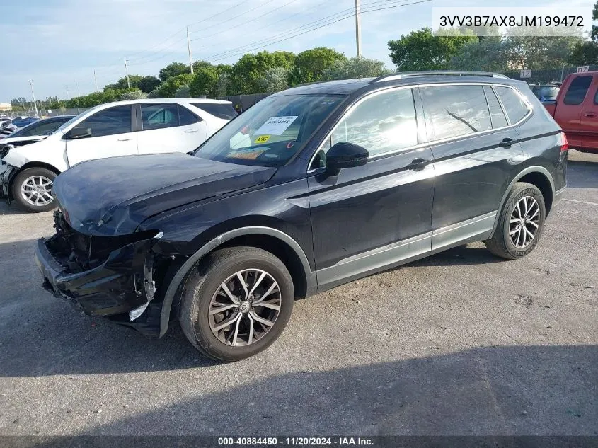 2018 Volkswagen Tiguan 2.0T Se/2.0T Sel VIN: 3VV3B7AX8JM199472 Lot: 40884450