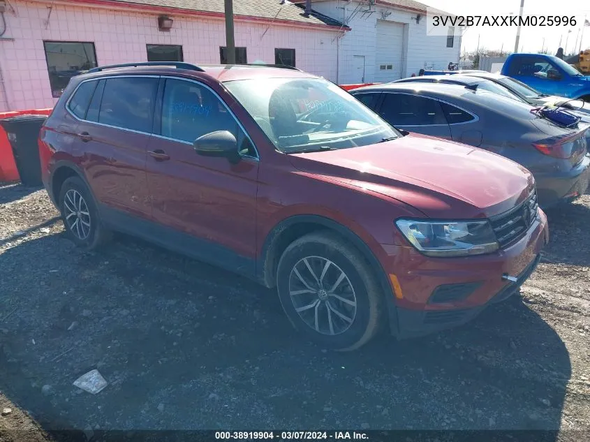 2019 Volkswagen Tiguan 2.0T Se/2.0T Sel/2.0T Sel R-Line/2.0T Sel R-Line Black VIN: 3VV2B7AXXKM025996 Lot: 38919904