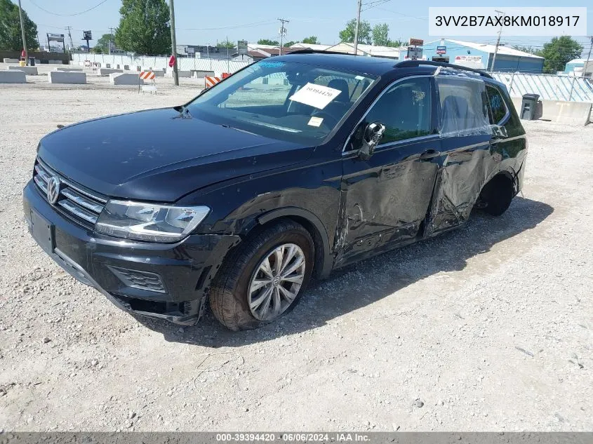 3VV2B7AX8KM018917 2019 Volkswagen Tiguan