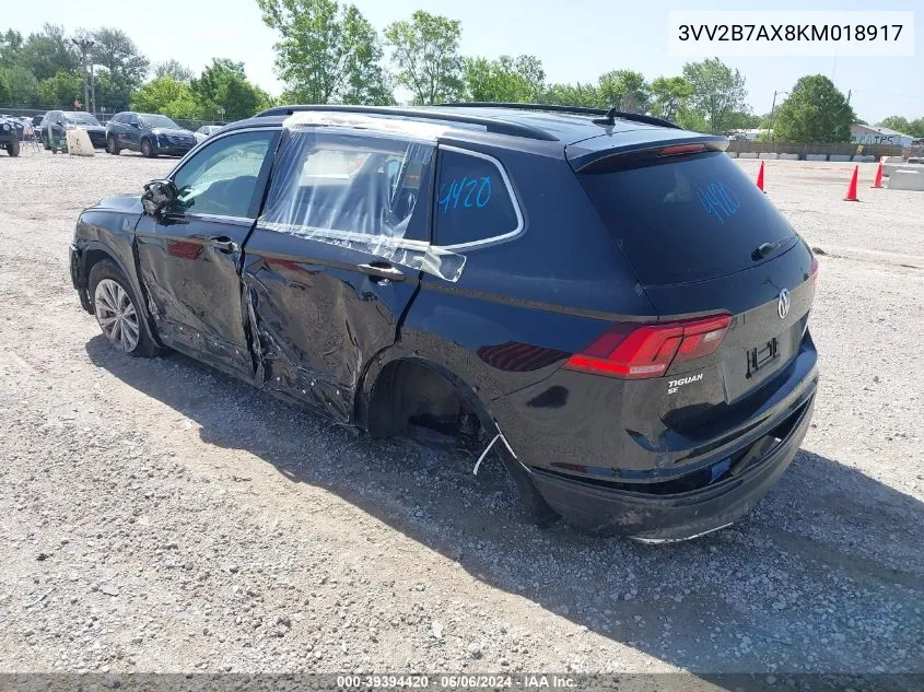 3VV2B7AX8KM018917 2019 Volkswagen Tiguan