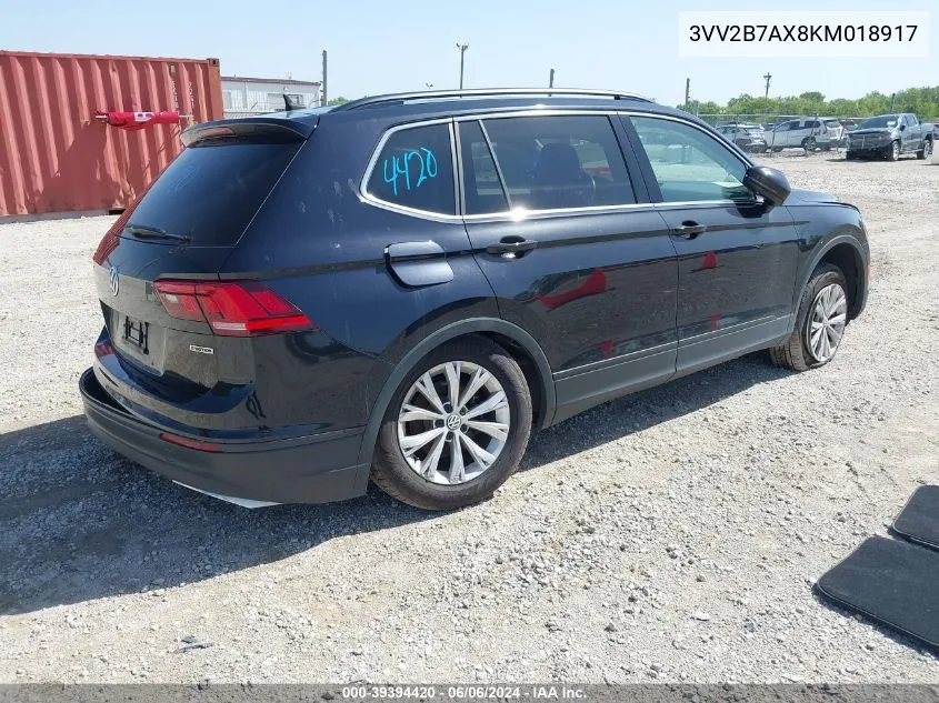 3VV2B7AX8KM018917 2019 Volkswagen Tiguan