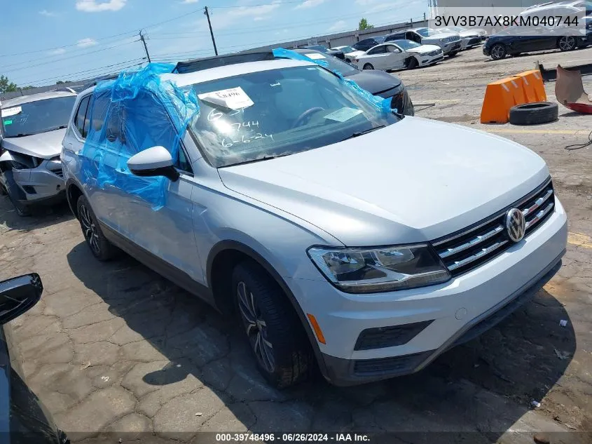 3VV3B7AX8KM040744 2019 Volkswagen Tiguan 2.0T Se/2.0T Sel/2.0T Sel R-Line/2.0T Sel R-Line Black