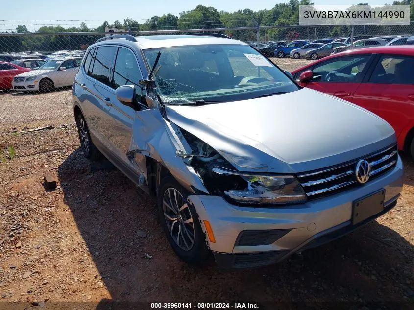 2019 Volkswagen Tiguan 2.0T Se/2.0T Sel/2.0T Sel R-Line/2.0T Sel R-Line Black VIN: 3VV3B7AX6KM144990 Lot: 39960141