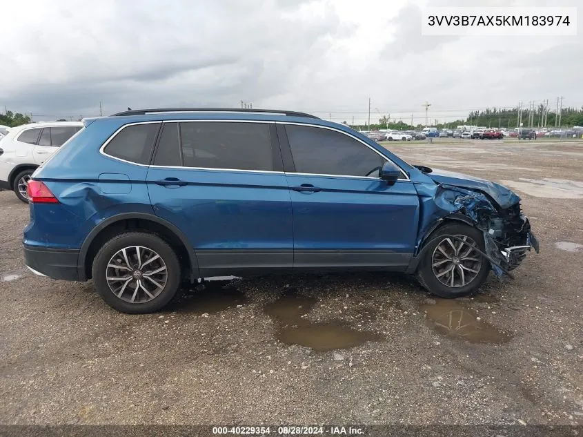 2019 Volkswagen Tiguan 2.0T Se/2.0T Sel/2.0T Sel R-Line/2.0T Sel R-Line Black VIN: 3VV3B7AX5KM183974 Lot: 40229354