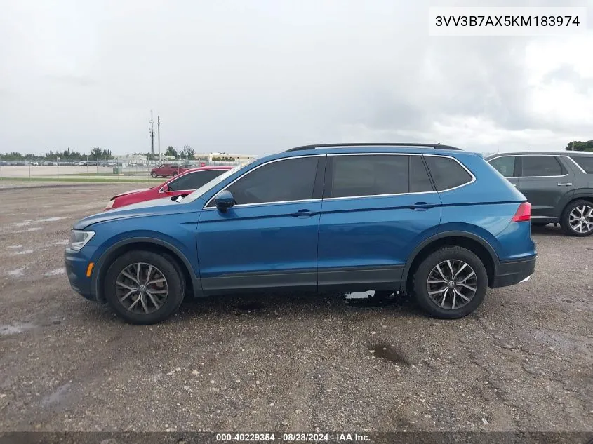 2019 Volkswagen Tiguan 2.0T Se/2.0T Sel/2.0T Sel R-Line/2.0T Sel R-Line Black VIN: 3VV3B7AX5KM183974 Lot: 40229354