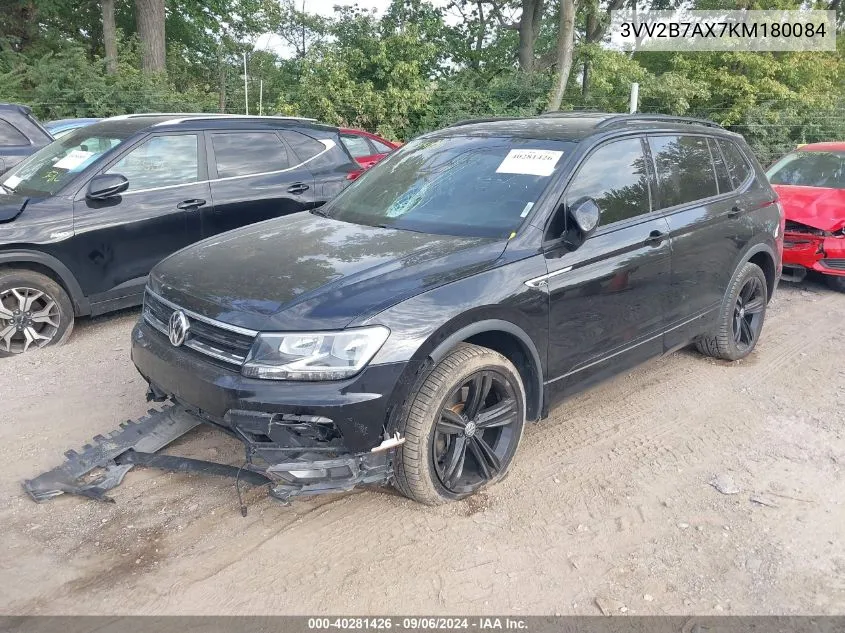 2019 Volkswagen Tiguan 2.0T Sel/2.0T Sel R-Line/2.0T Sel R-Line Black/Se VIN: 3VV2B7AX7KM180084 Lot: 40281426